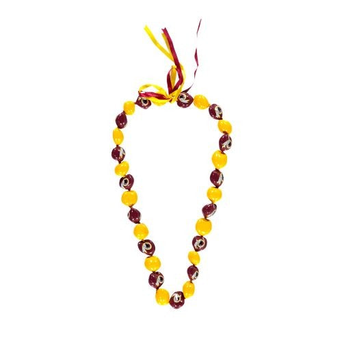 NFL Washington Redskins Kukui Nut Lei - Polynesian Cultural Center