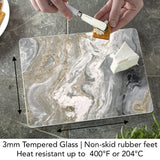"Quartz" Tempered Glass Cutting Board