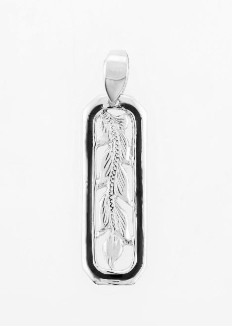 Sterling Silver Maile Short Pendant 8mm - Polynesian Cultural Center