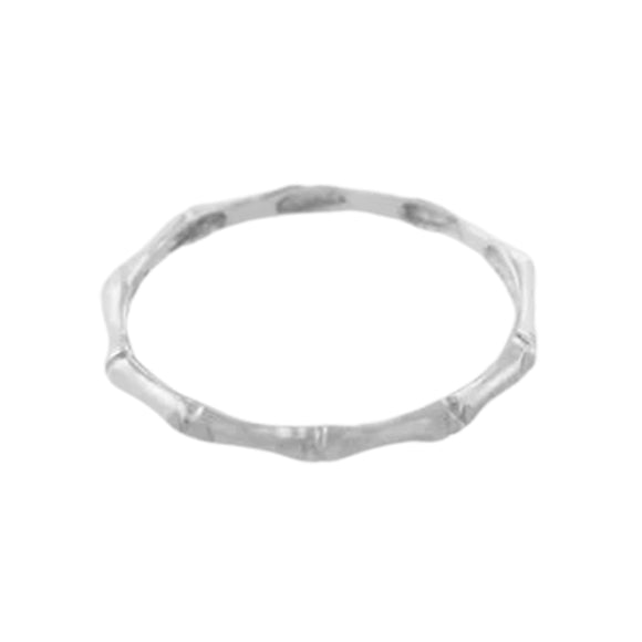 Sterling Silver Bamboo Ring - Polynesian Cultural Center